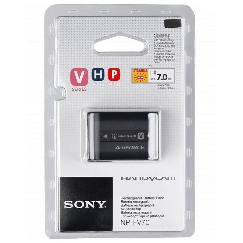 Pin Sony FV-70 ( FV 70) dùng cho Sony DCR-SR68E / SX83E / SX63E / SX43E / CX350E / CX150E