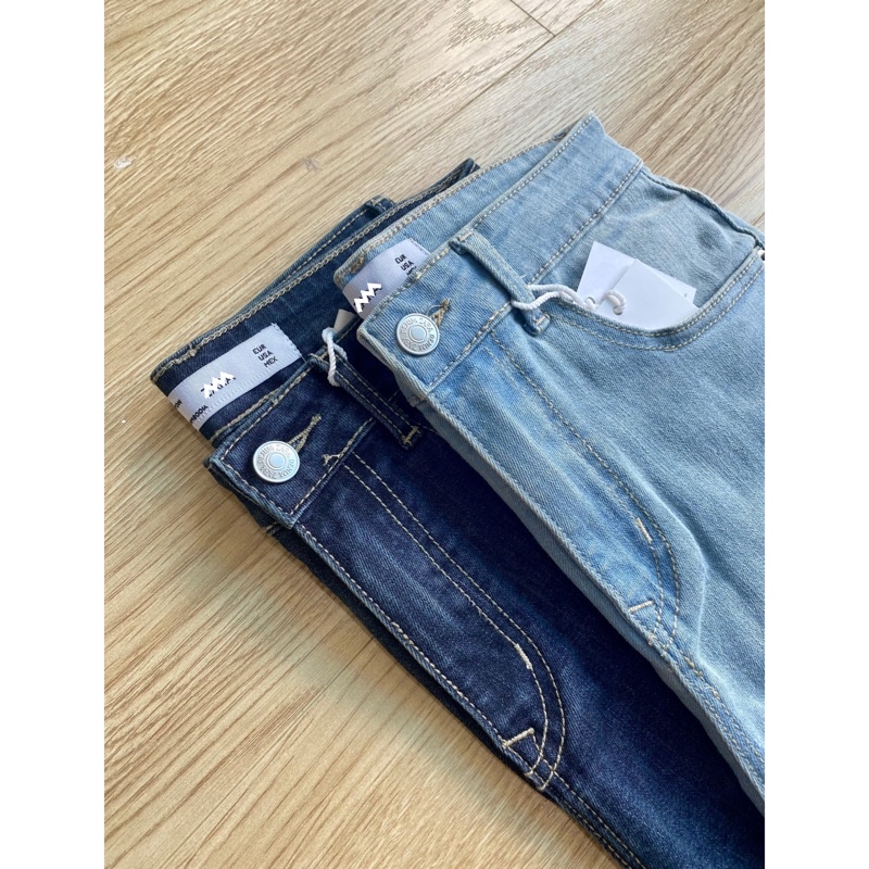 Quần Short Jean Lưng Cao Lai Cắt • Storenyy