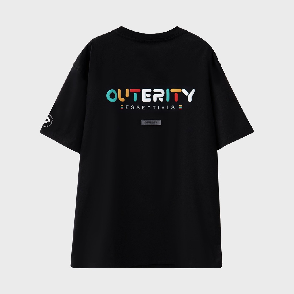 Áo thun tay lỡ Outerity vải cotton siêu thời trang, Áo Phông Unisex Nam Nữ