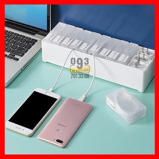 Cáp Hộp Lưu Trữ, Vỏ Dây Điện,Ổ Cắm Sạc Chống Bụi Hộp Đựng Đường Dây Mạng Sạc Dây Quản Lý