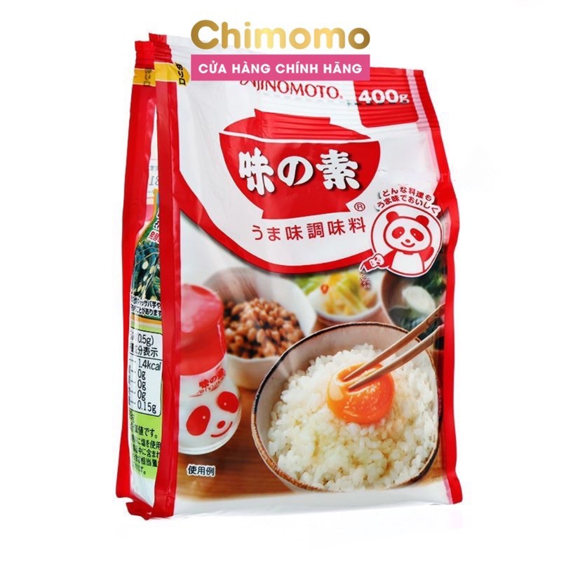 MÌ CHÍNH AJNOMOTO NHẬT BẢN TÚI 400g - Tích Trữ Năng Lượng Giúp Cơ Thể Khỏe Mạnh, Hỗ Trợ Quá Trình Tiêu Hóa | BigBuy360 - bigbuy360.vn