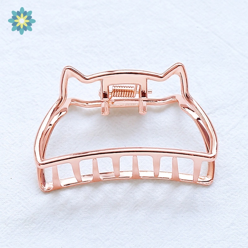 Kẹp Tóc Hình Tai Mèo Bằng Hợp Kim Dễ Thương