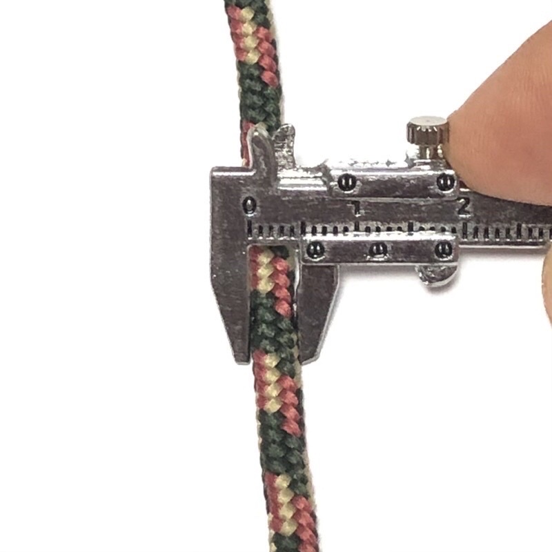 Dây lẻ - Dây Dù 5mm tròn ko lõi họa tiết ấn tượng chắc chắn dùng làm macrame, căng lều, dây phơi, trang trâ
