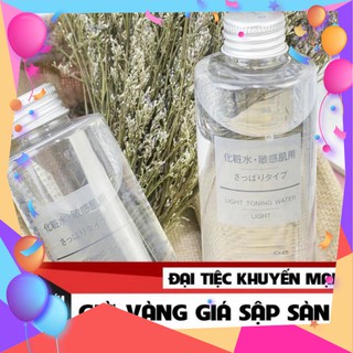 [FREESHIP_Thanh lí 1 ngày] 🌺XẢ KHO🌺 TONER /Nước hoa hồng dưỡng ẩm Muji Light Toning Water Moisture 200ml