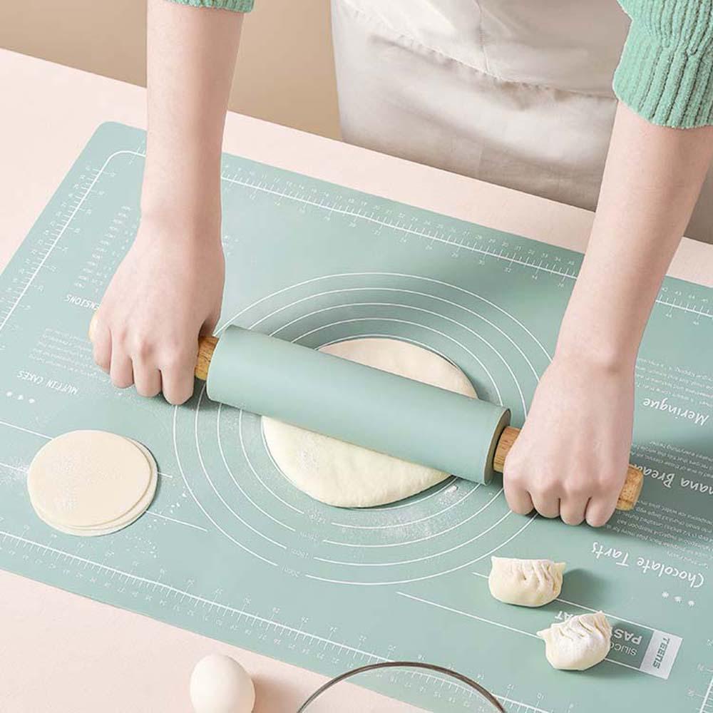 YIYU Cây Lăn Bột Làm Bánh Bằng Silicone