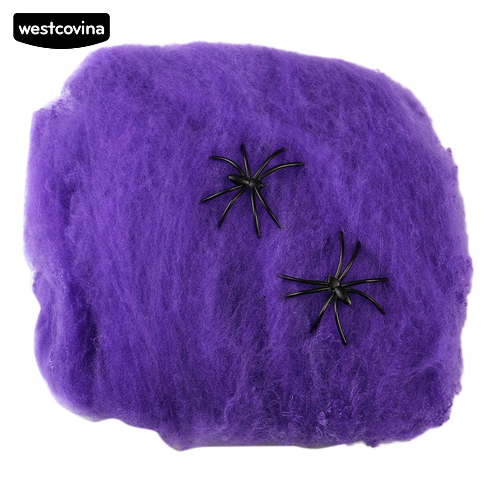 Mạng Nhện Giả Trang Trí Halloween Đáng Sợ