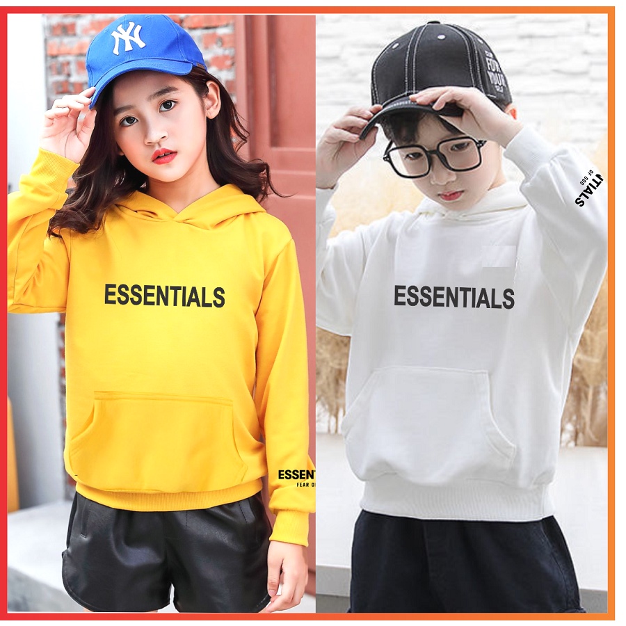 Áo Hoodie Essentials Chất Nỉ Bông Dày Dặn Đủ Size Từ 15-85kg