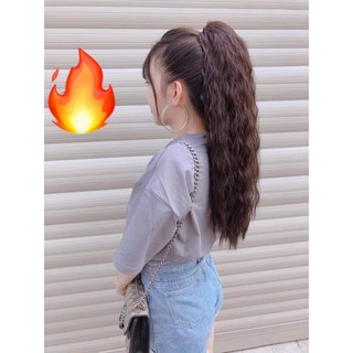 Tóc giả Ngoặm xù sóng❤️❤️Free ship -hình thật