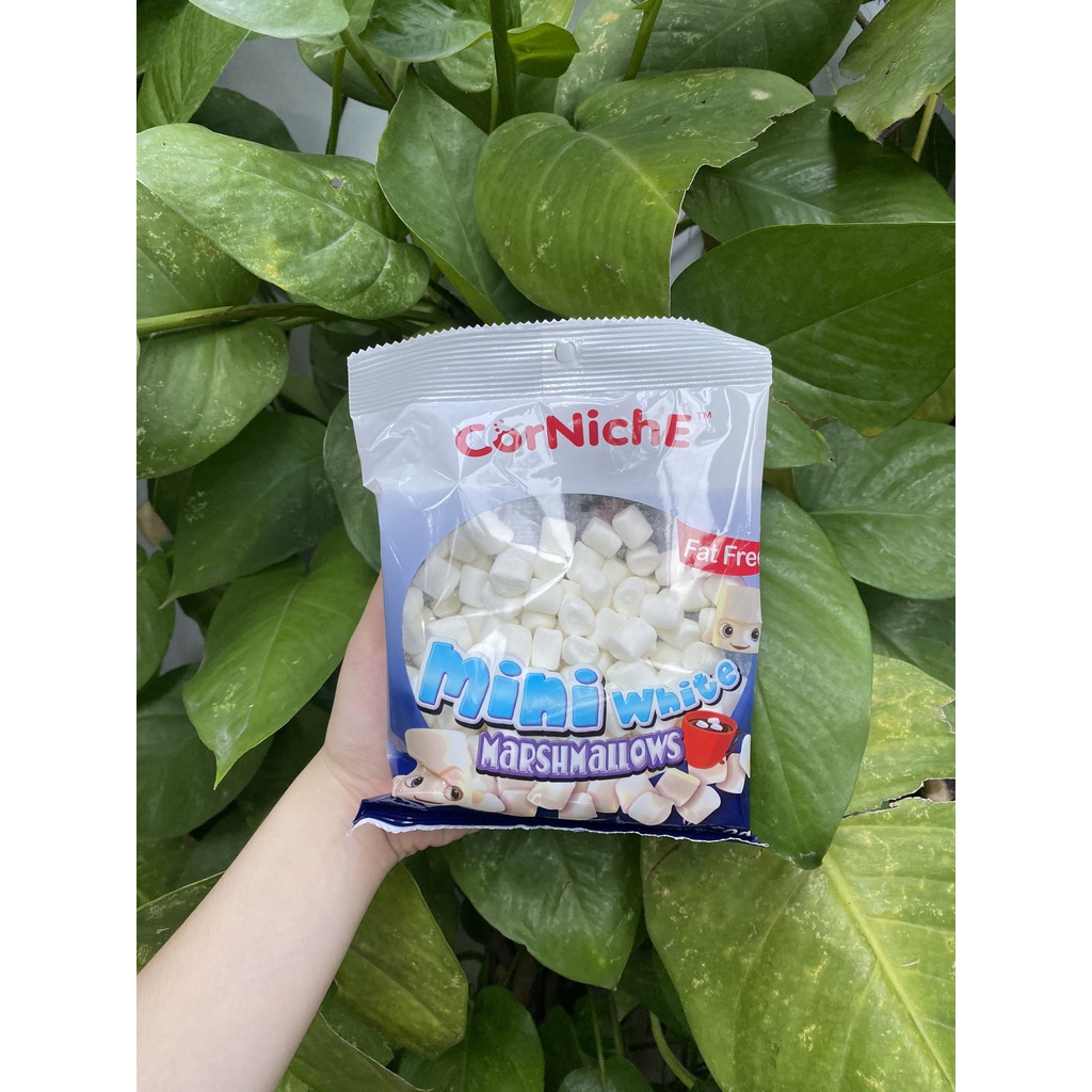 Kẹo Bông Gòn Corniche Snow White Mega Marshmallows (Gói 120g trắng)