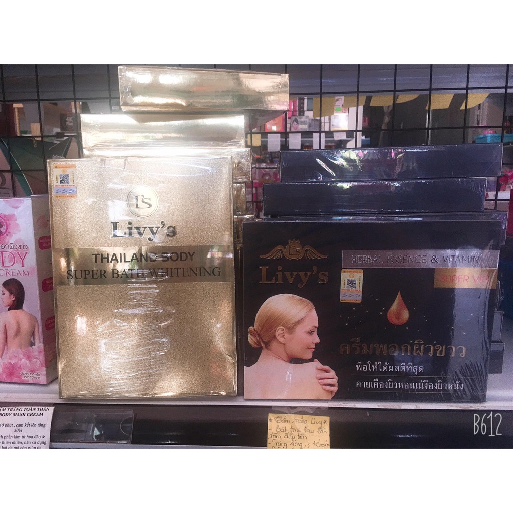 [Cam Kết Chính Hãng] Ủ Trắng Livy Đen / Vàng Thái Lan | BigBuy360 - bigbuy360.vn