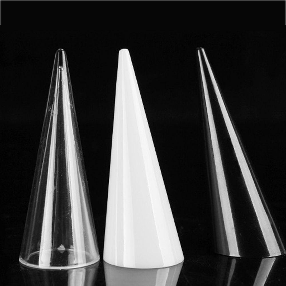 Set 5 Kệ Trưng Bày Nhẫn Hình Nón Màu Đen Bằng Acrylic