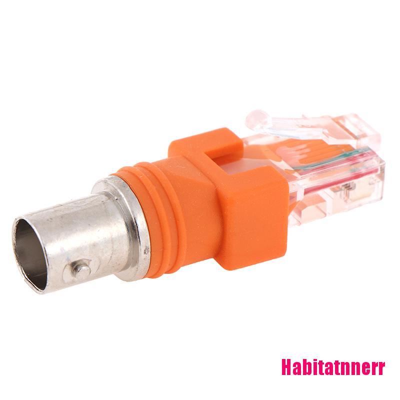 1 Đầu Nối Chuyển Đổi Bnc Cái Sang Rj45 Đực Đồng Trục