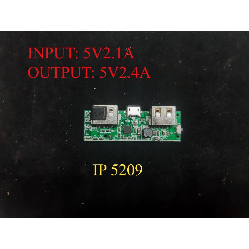 Mạch Sạc Dự Phòng 12W 5V2.4A
