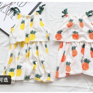 Váy dứa bé gái mùa hè