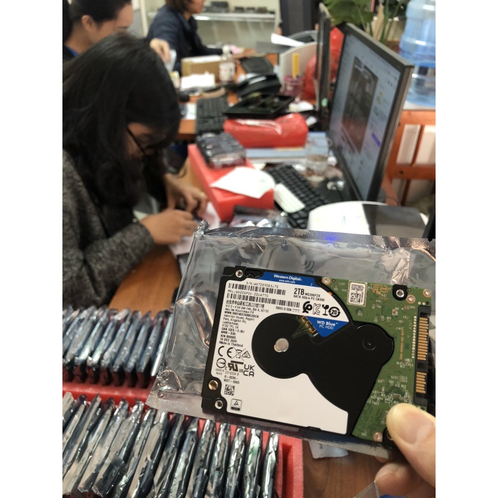 [Mã 153ELSALE2 giảm 7% đơn 300K] Ổ Cứng HDD Western 2TB WD Blue 2.5 inch SATA3 6Gb/s Chính Hãng - Mới Bảo hành 24 tháng