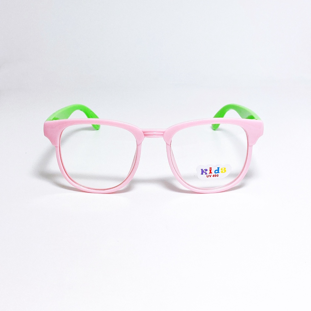 Kính mát trẻ em Jun Secret gọng nhựa, tròng kính dáng vuông đơn giản đáng yêu dành cho bé trai và bé gái JS58A10