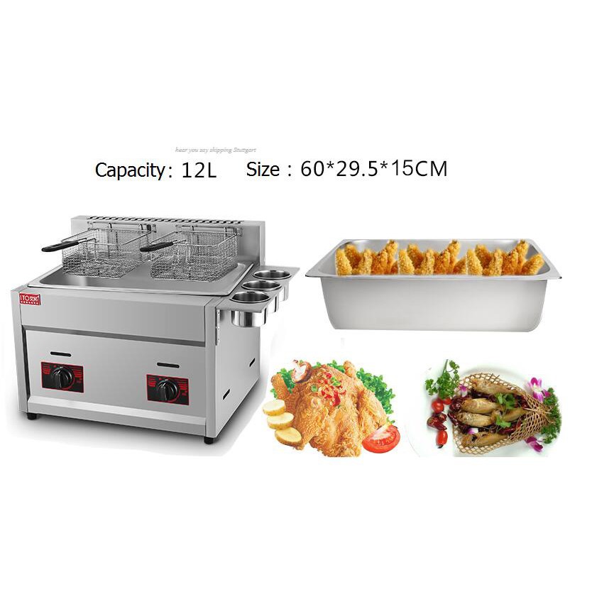 Bếp chiên nhúng GAS Hàng đài loan cao cấp ITO2