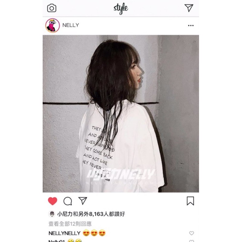 Áo phông nelly heybig (có sẵn) leave