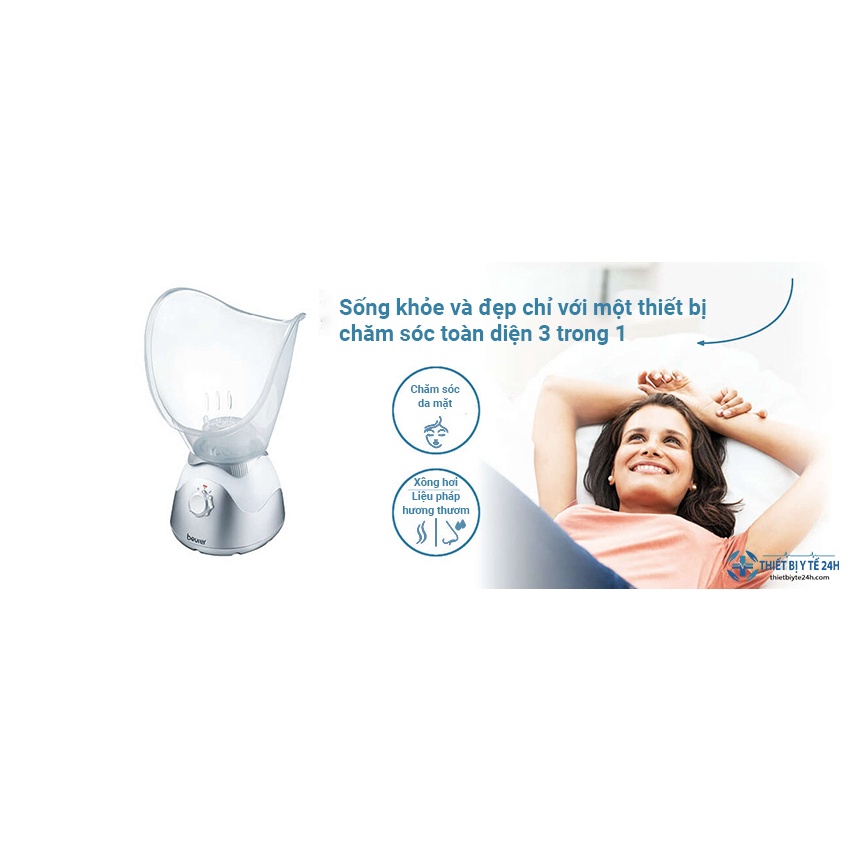 Máy Xông Hơi Da Mặt Beurer FS50_Công Nghệ Đức,Cho Làn Da Căng Mịn, Trẻ Hoá Làn Da