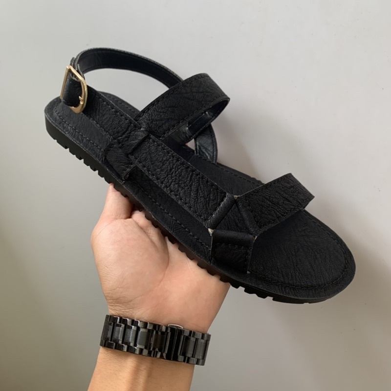 Sandal Nam Thái Lan Sản Phẩm Cao Cấp Chất Lượng Mắt Đế Lót Da Khâu Viền Bền Êm 1QDoc