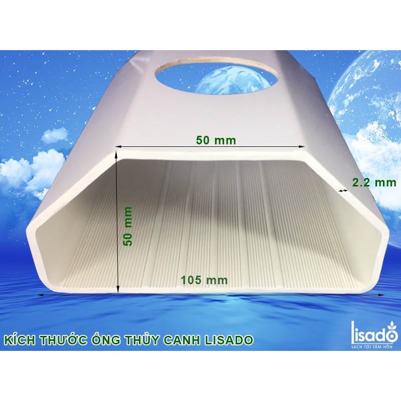 Ống lục giác  cao cấp KHÔNG CHÌ LISADO