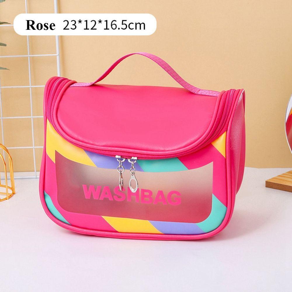 TÚI ĐỰNG MỸ PHẨM WASHBAG TRONG SUỐT NHIỀU MÀU CHỐNG NƯỚC SIÊU TỐT, HÀNG SẴN SLL