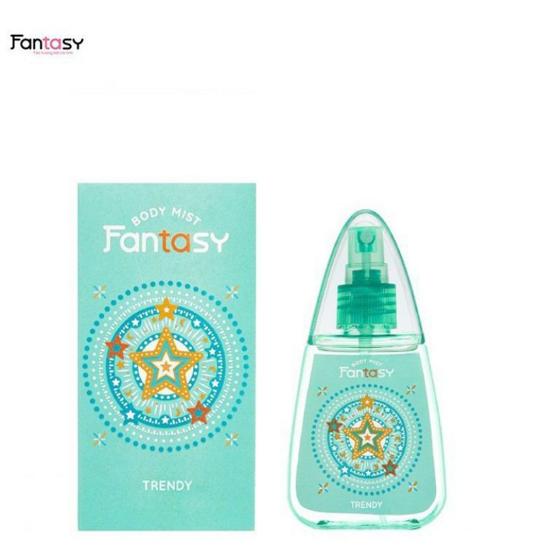 (60ml-5 màu) Nước hoa Body Mist Fantasy