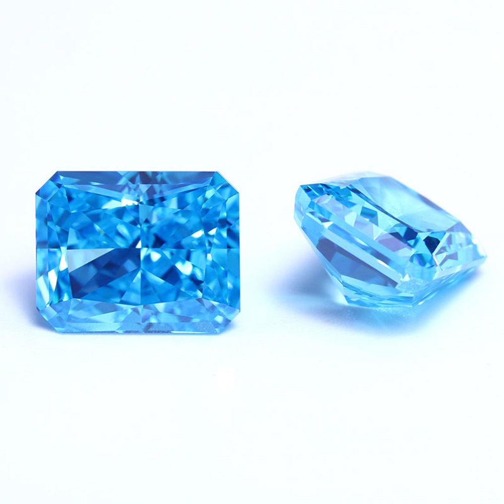 Đá Zirconia CZ Cắt Băng aquamarine