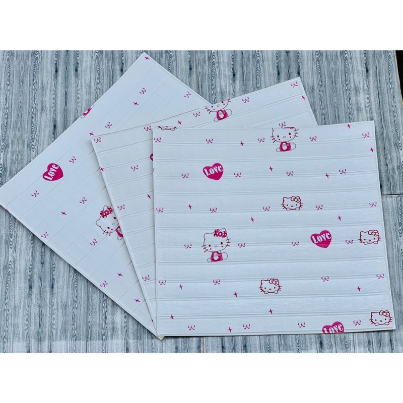 Xốp dán tường 3D Hoạt Hình, Hoạ Tiết khổ lớn 70x70cm