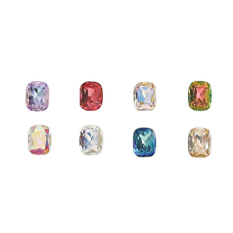 Set 10 Phụ Kiện Đá Đính Trang Trí Móng Tay Mũi Nhọn Lấp Lánh