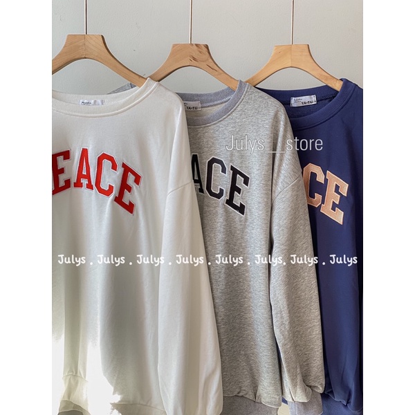Áo pull da cá PEACE (ảnh shop chụp kèm video)