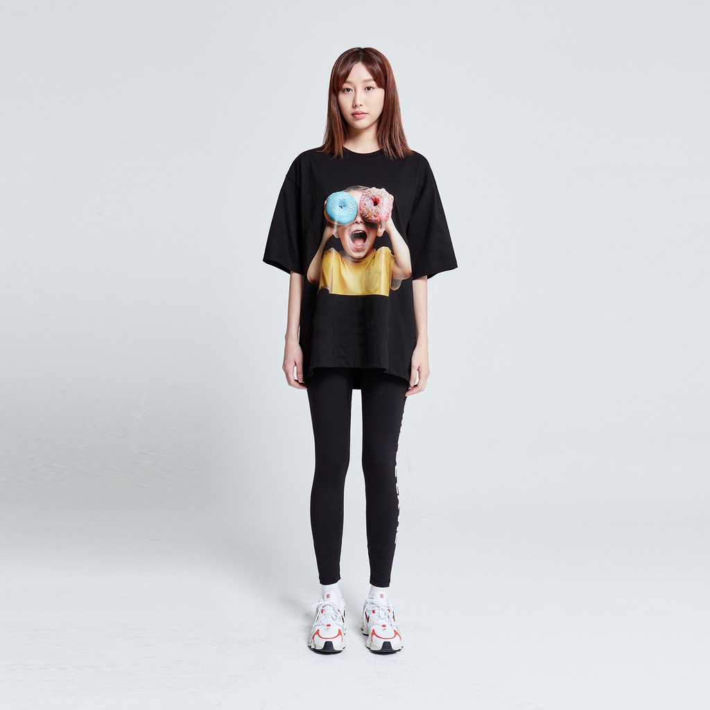 Áo ADLV Thun Cotton 2 chiều 24 Mẫu Hot Vải Cotton - gabasic Đen Áo Phông Tay Lỡ Thấm Hút Mồ Hôi