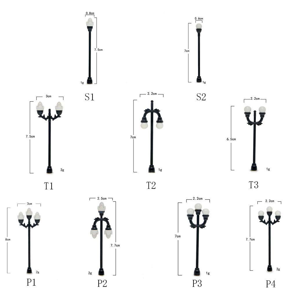 HARRIETT Đèn Đường Mini Bằng Nhựa Trang Trí Sân Vườn