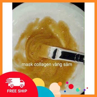 Bột mặt nạ vàng colagen, mặt nạ vàng colagen vàng sâm cao cấp