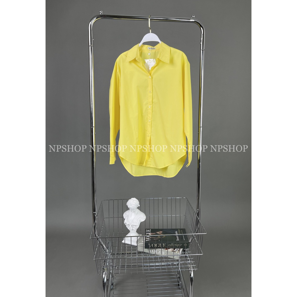 Áo sơ mi nữ tay dài oversize nhiều màu NPA052
