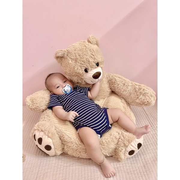 Ghế bệt Gấu Teddy, ghế thú cưng dễ thương cho bé, decor trang trí phòng