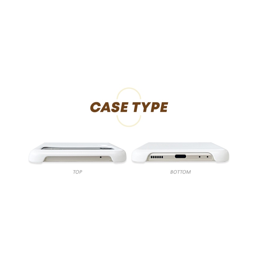 Ốp điện thoại polycarbonate Hàn Quốc dễ thương 16 thiết kế cho Samsung Galaxy Z Flip 4 ver.1