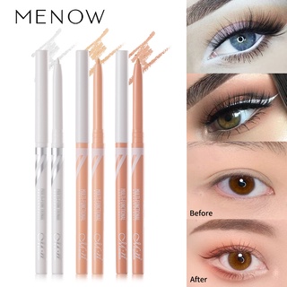 ✨Cổ Phiếu Sẵn Sàng✨ 1 Bút Kẻ Mắt Menow Dạng Xoay Màu Trắng Tự Động Đa Năng