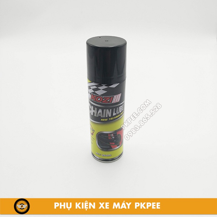 Chai Xịt Bôi Trơn Dưỡng Sên Kozi Chain Lube Chính Hãng Malaysia