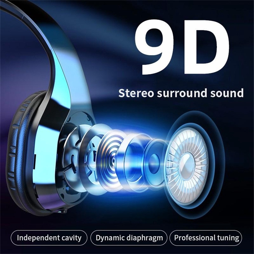 Tai Nghe Chụp Tai Bluetooth Không Dây Âm Thanh Siêu Trầm Có Thể Gập Lại | BigBuy360 - bigbuy360.vn