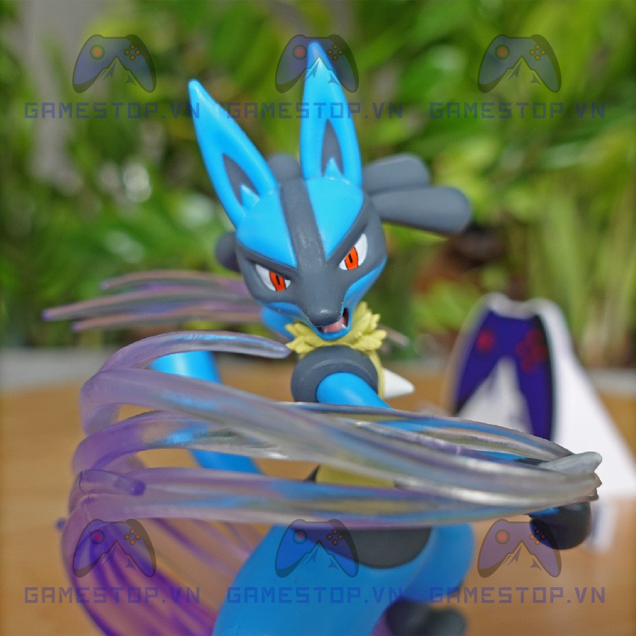 Mô hình Pokemon Lucario 12CM Metal Claw Gallery DX nhựa RESIN CHÍNH HÃNG MỸ GALDX04