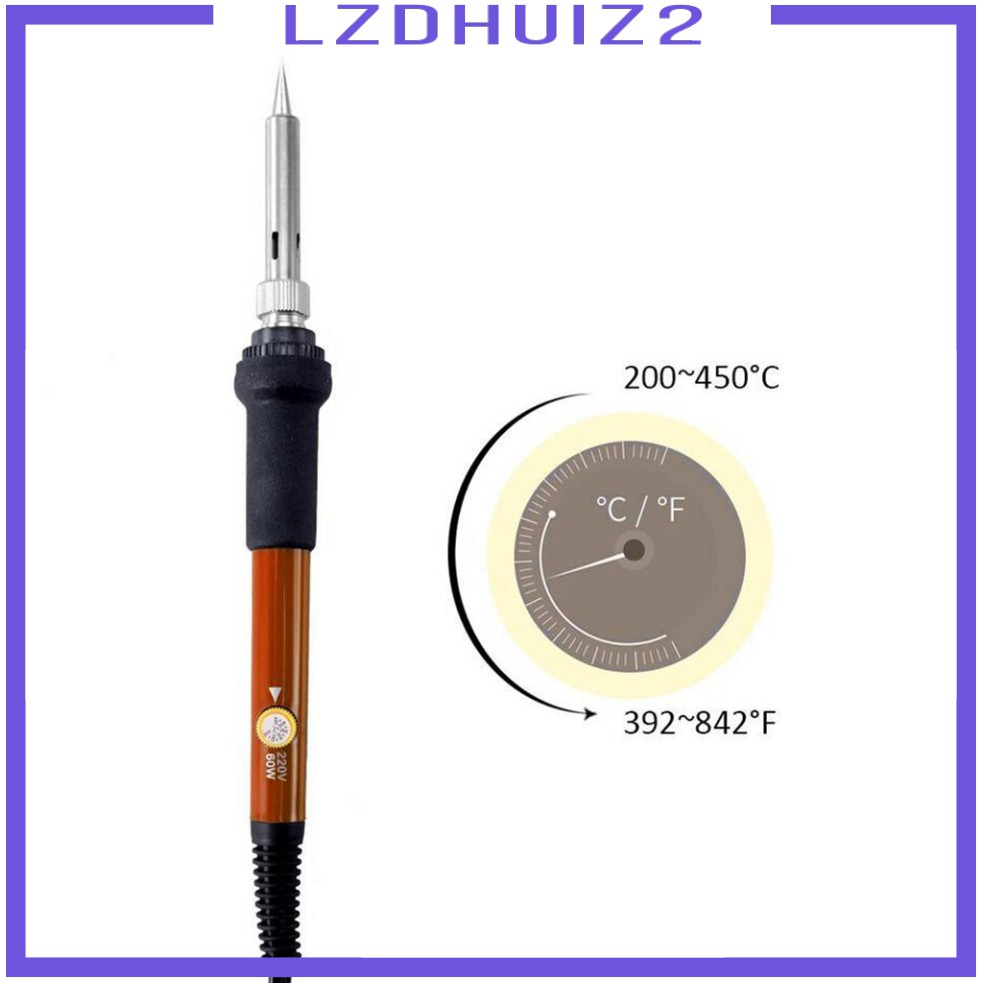 Mỏ Hàn Điện Les Fleurs 60W 220V Tùy Chỉnh Nhiệt Độ Tiện Dụng