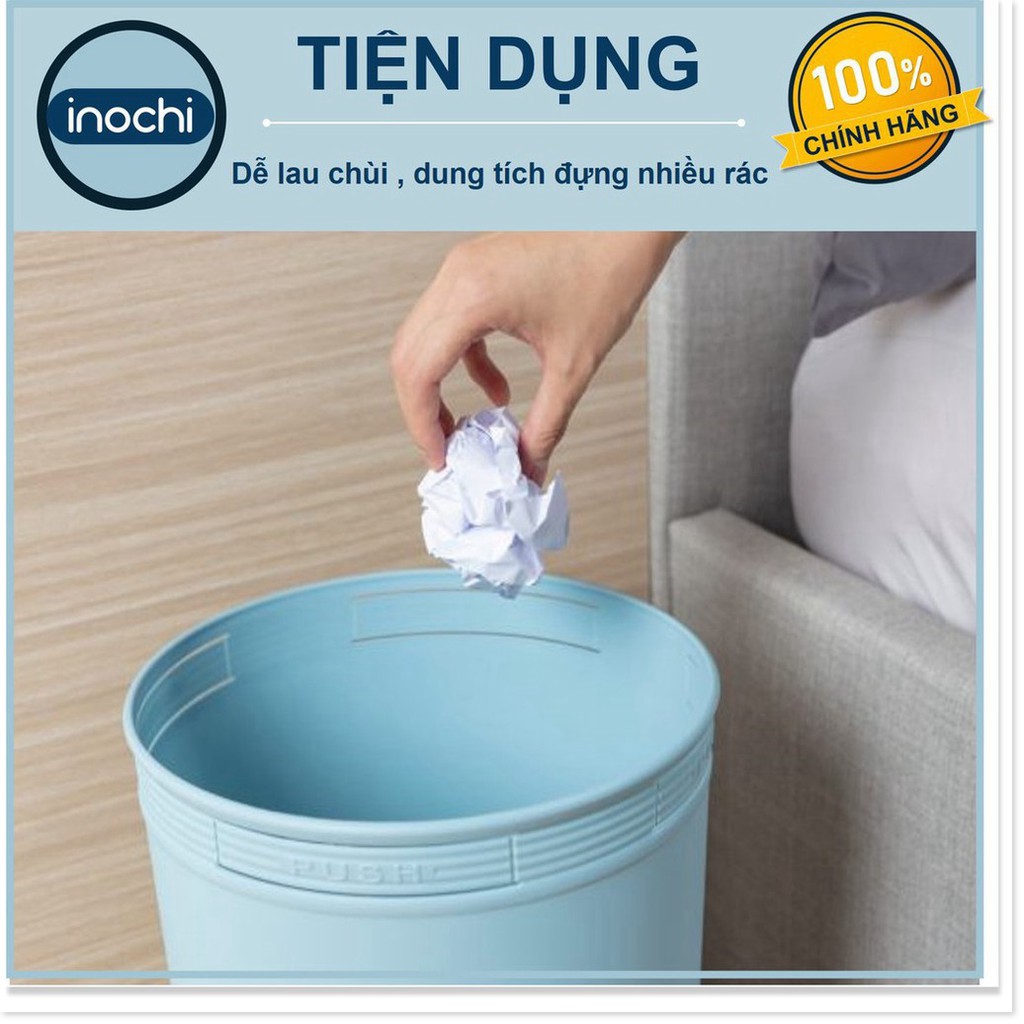 Sọt rác Mini -thông minh Nhựa Tròn Inochi 5 10 15 Lít Làm Sọt Rác Văn Phòng, Khách Sạn SR10L