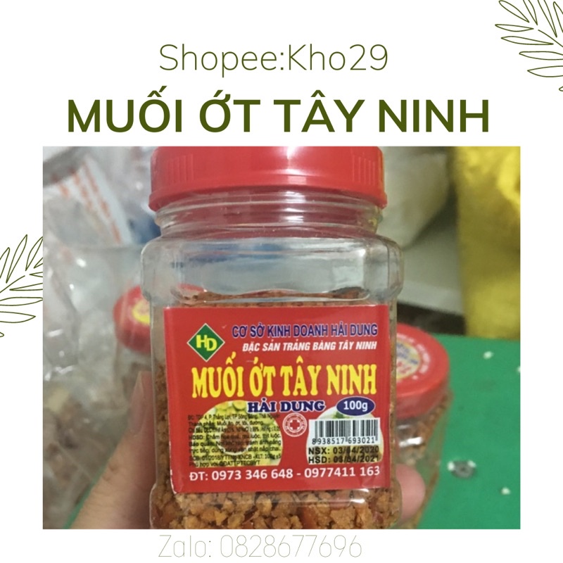 Muối ớt Tây Ninh