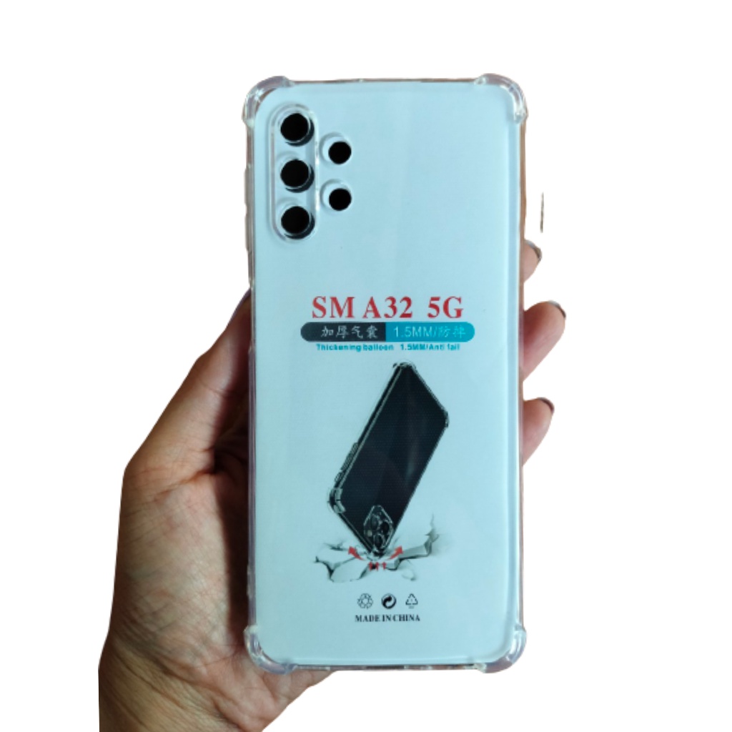 Ốp lưng Samsung A13 A22 A32 A33 A51 A52 A53 A72 A73 S20Fe loại trong suốt bảo vệ camera hoặc chống sốc 4 góc