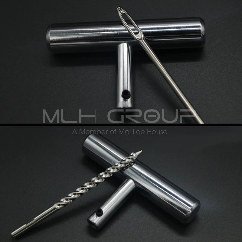 Bộ Hộp Dụng Cụ Vá Lốp Xe Lốp Không Săm Vá Lụi  Bằng Thép Không Gỉ Cho Xe Oto, Xe Hơi Và Xe Máy MLH