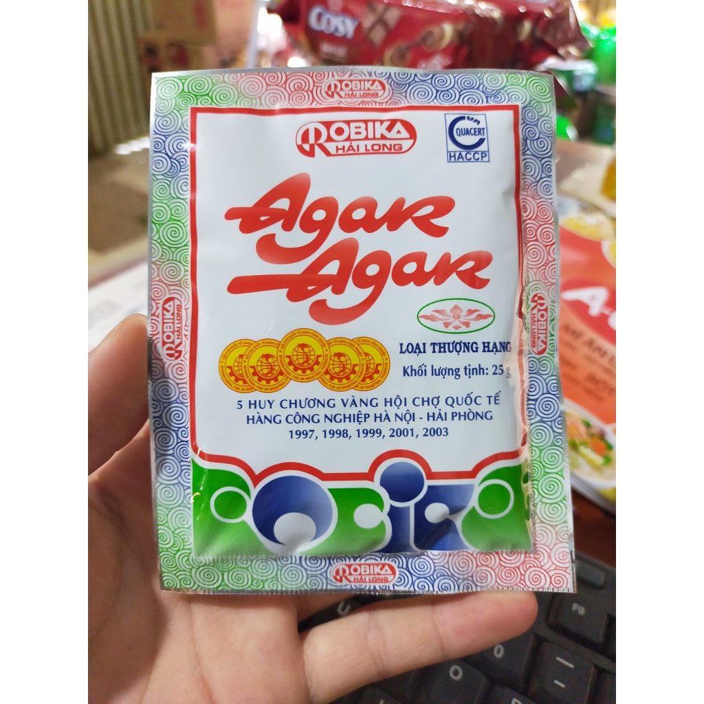 Bột Đông Sương Agar Agar 25g Loại I