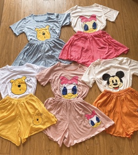 [HINH + VIDEO THAT] Bộ cotton mặc nhà siêu xinh