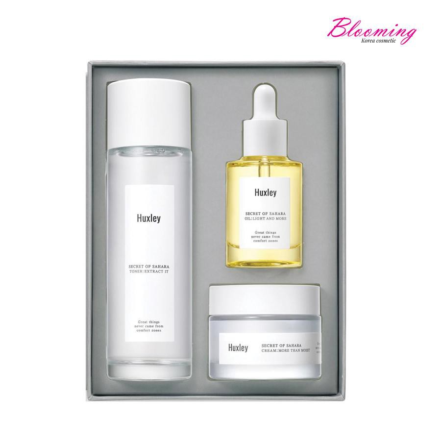 Bộ 3 Sản Phẩm Dưỡng Ẩm Tối Ưu Huxley Extra Moisture Trio