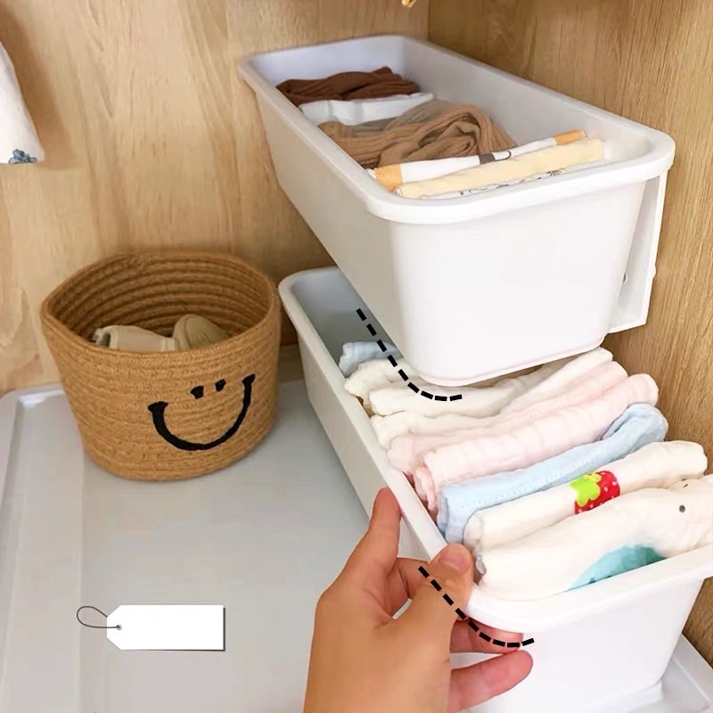 Ngăn nhựa kéo đựng quần áo cho bé gắn tủ, tủ nhựa đa năng tiện dụng